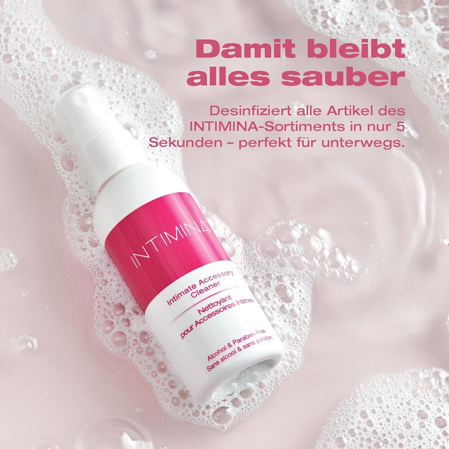 Spray de curățare igienic INTIMINA - pentru curățarea cupelor menstruale, curățarea cupelor menstruale