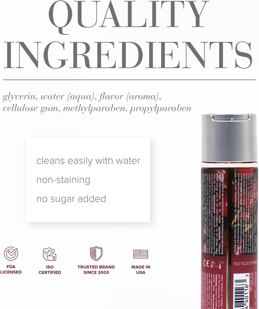 System 300000090818 Lubrifiant H2O Cireșe 120 ml, 1 pachet (1 x 120 ml)