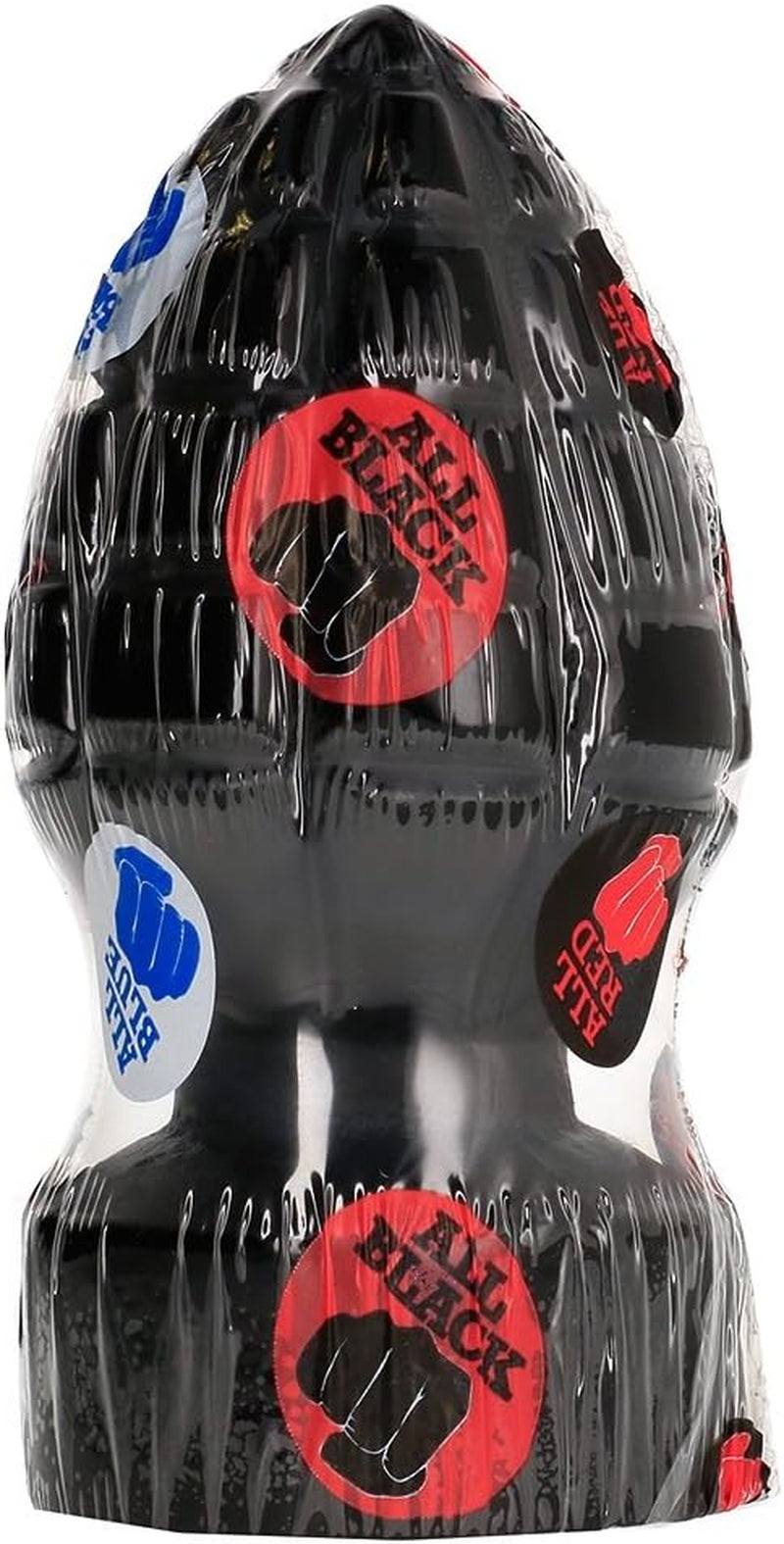 Dildo/Mărgele anale complet negre - Lungime 14 cm - Negru