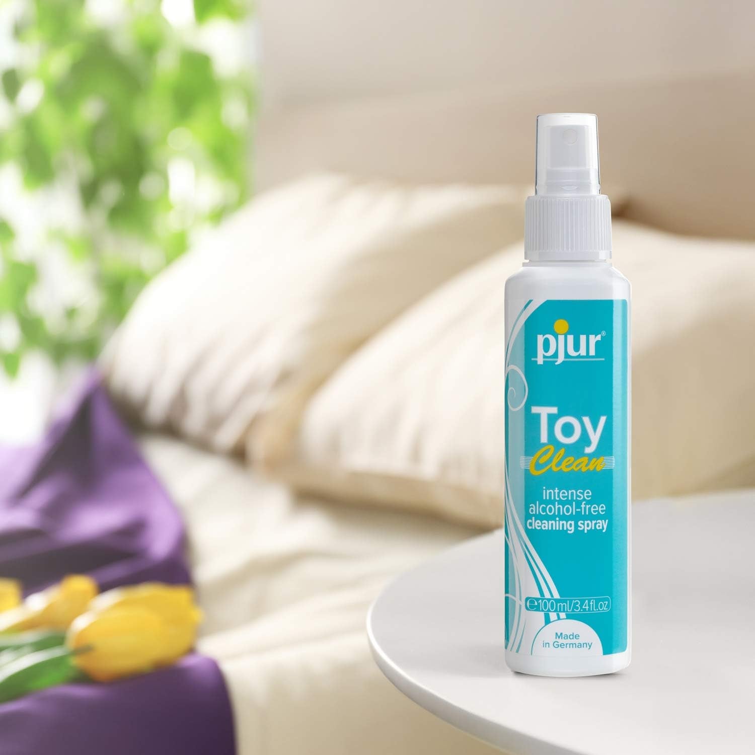 pjur TOY CLEAN - Spray de curățare special conceput pentru jucării sexuale - fără alcool și parfum - pentru curățare igienică (100ml)
