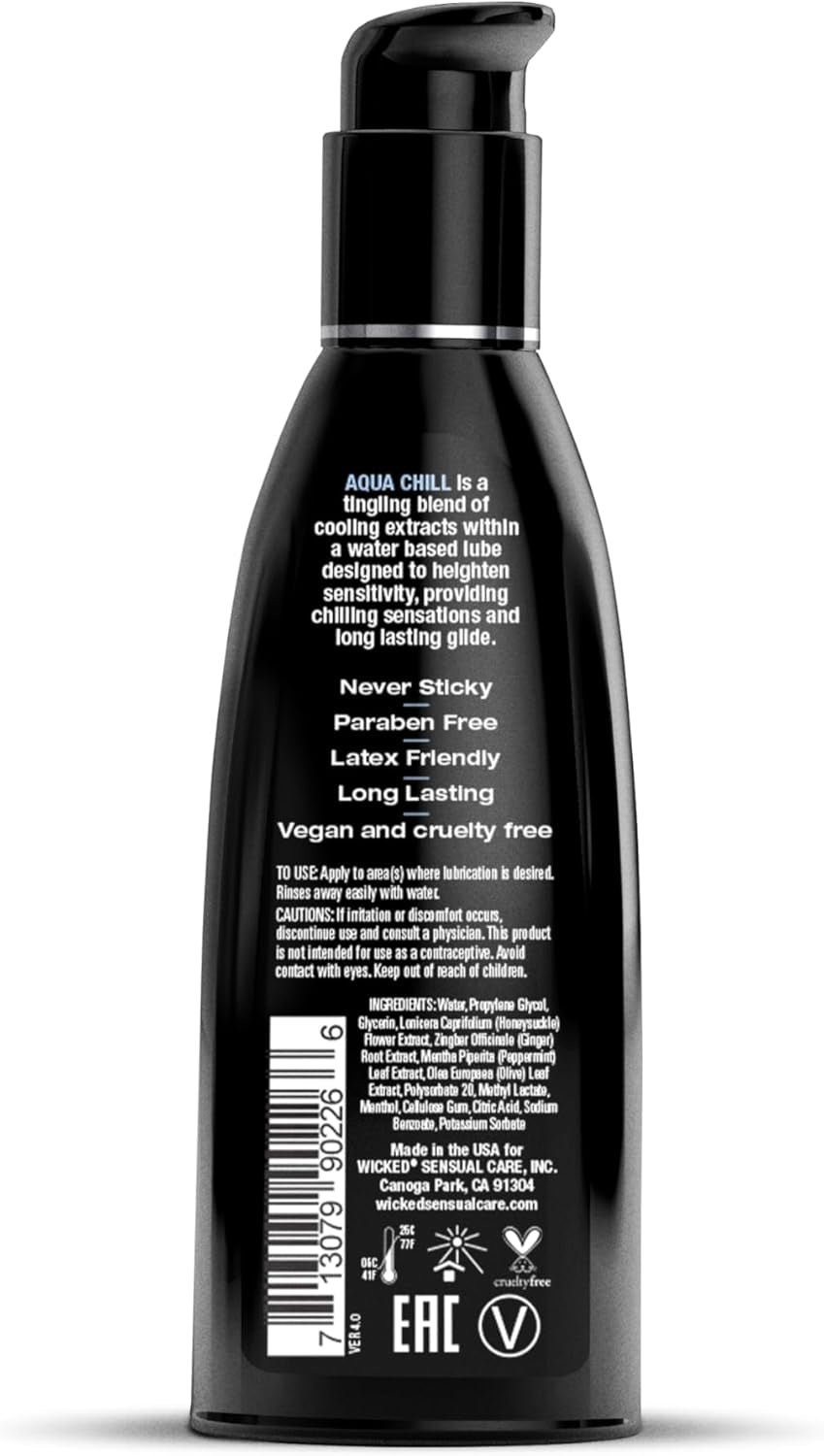 Lubrifiant pe bază de apă Wicked - Chill, 1 pachet (1 x 59 ml)