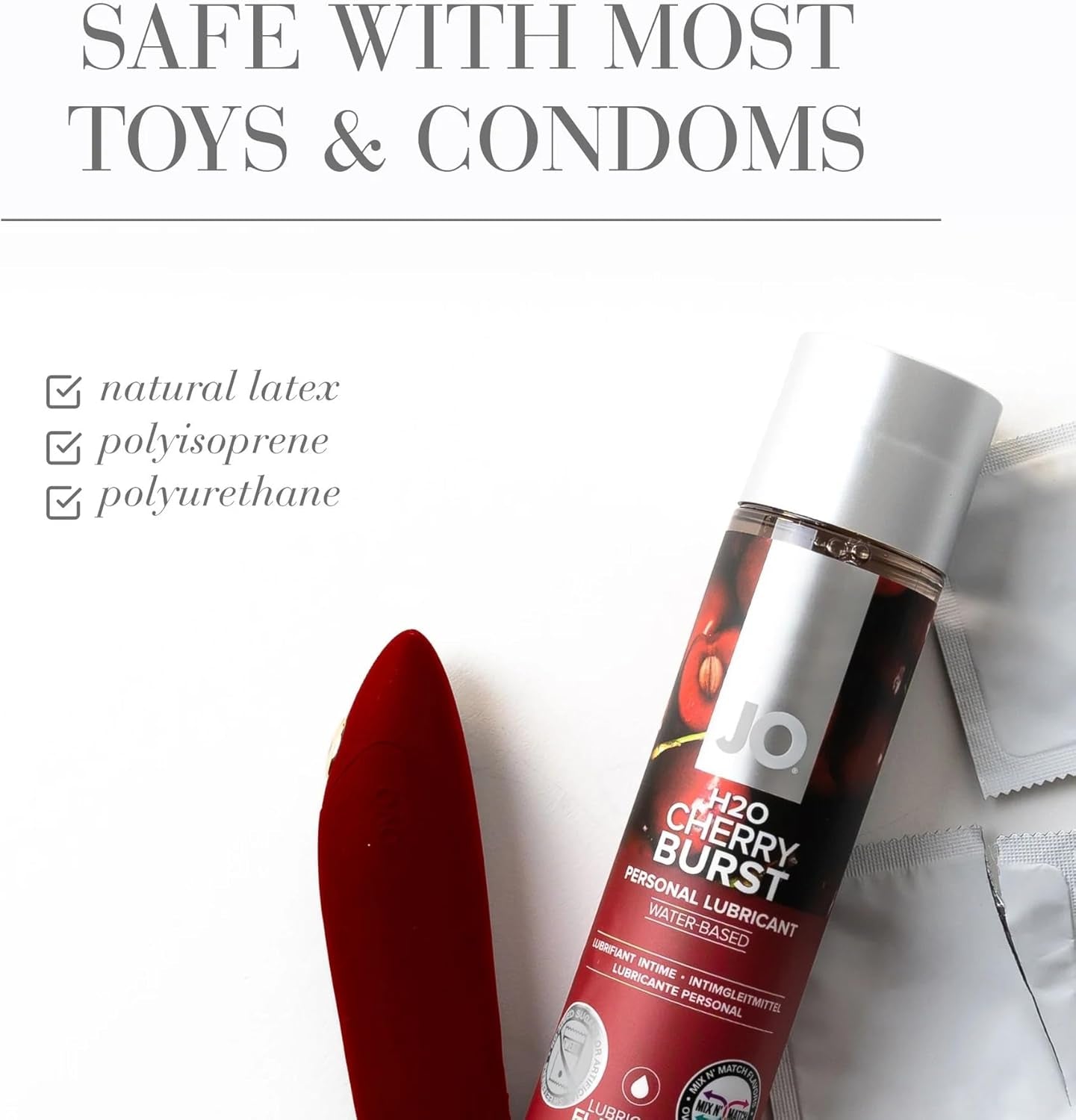 System 300000090818 Lubrifiant H2O Cireșe 120 ml, 1 pachet (1 x 120 ml)