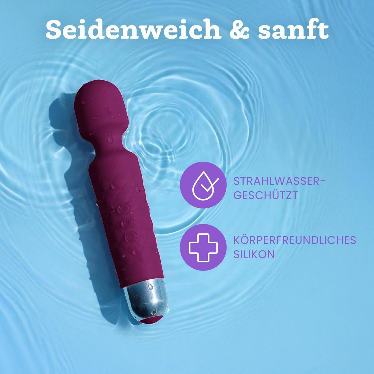 Vibrator pentru femei - Masaj silențios și puternic + baterie reîncărcabilă - Jucărie sexuală cu 20 de modele de vibrații și 8 niveluri de viteză - Dildo wireless pentru clitoris, punct G - Oliver James