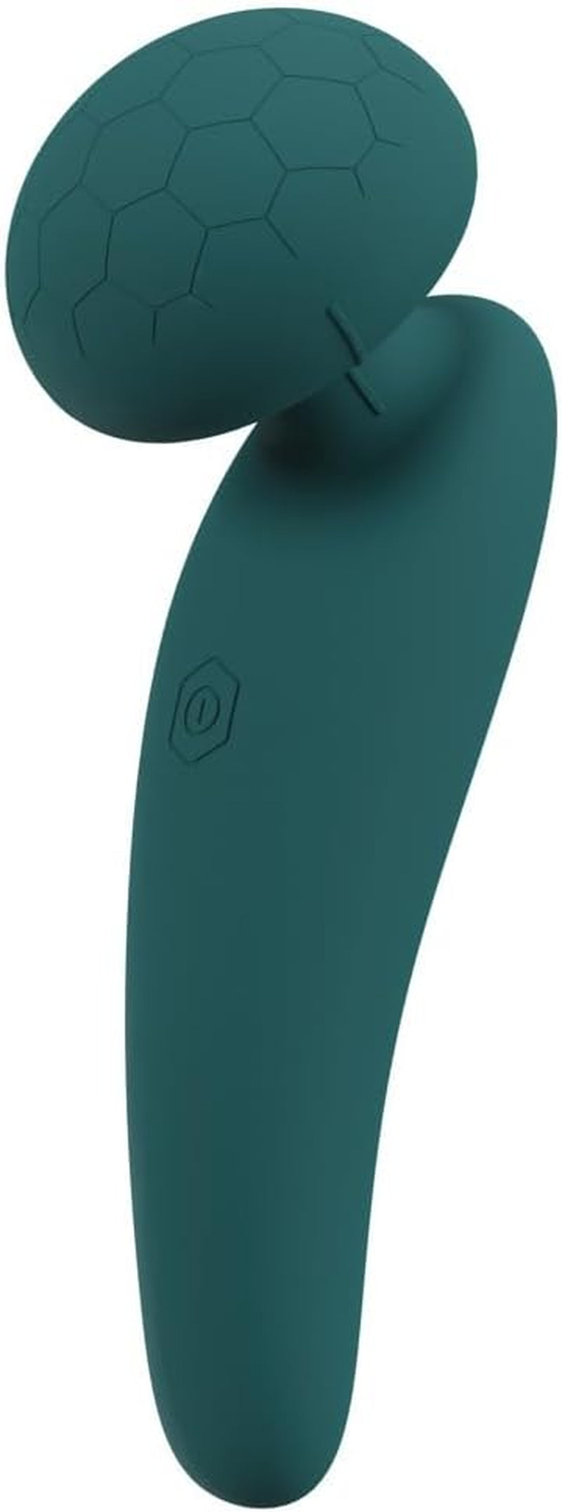 „Vibrator tip baghetă” – baghetă flexibilă pentru masaj complet al corpului, pentru femei și bărbați, cu 10 moduri de vibrație și cap de masaj texturat, de culoare verde