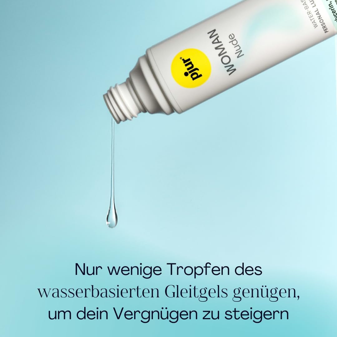 pjur WOMAN Nude (100ml) - Lubrifiant natural pe bază de apă - fără conservanți și parabeni - special conceput pentru femei