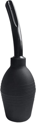 Bec pentru clismă de duș anal, curățitor de clismă de duș vaginal pentru sănătatea femeilor sau bărbaților (310 ml negru)