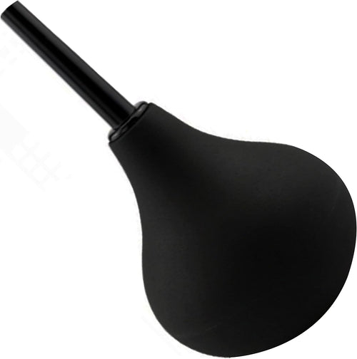 Clismă anală din silicon cu duș intim de 89 ml pentru dușuri anale și vaginale, seringă pentru clismă, duș anal în formă de pară pentru sex anal, bărbați și femei, curățare anală pentru femei, duș vaginal, FOPS B20 (S)