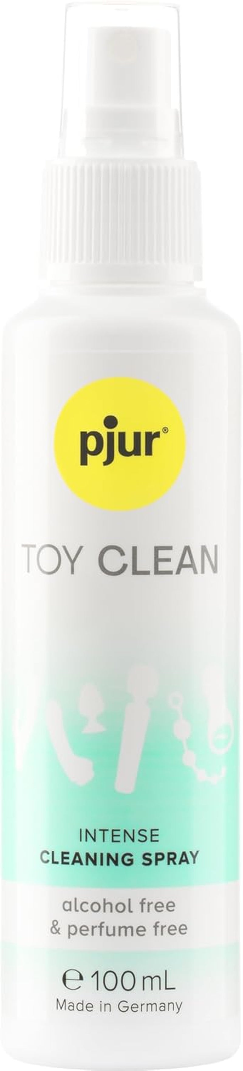pjur TOY CLEAN - Spray de curățare special conceput pentru jucării sexuale - fără alcool și parfum - pentru curățare igienică (100ml)