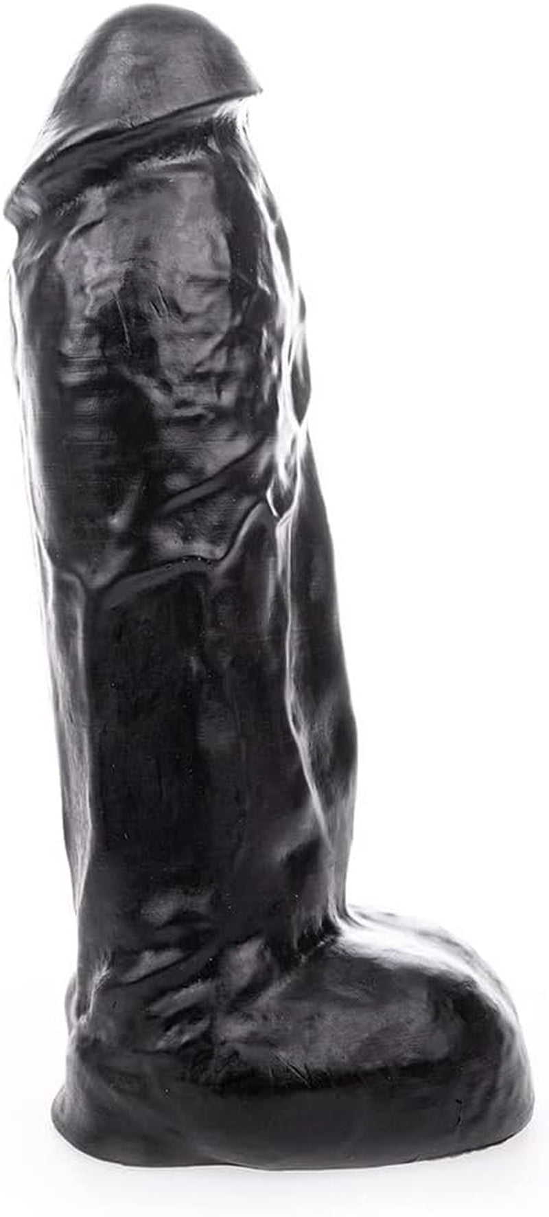 Dildo „Zac L” 25.5x7.0cm, cu ventuză, (Negru)