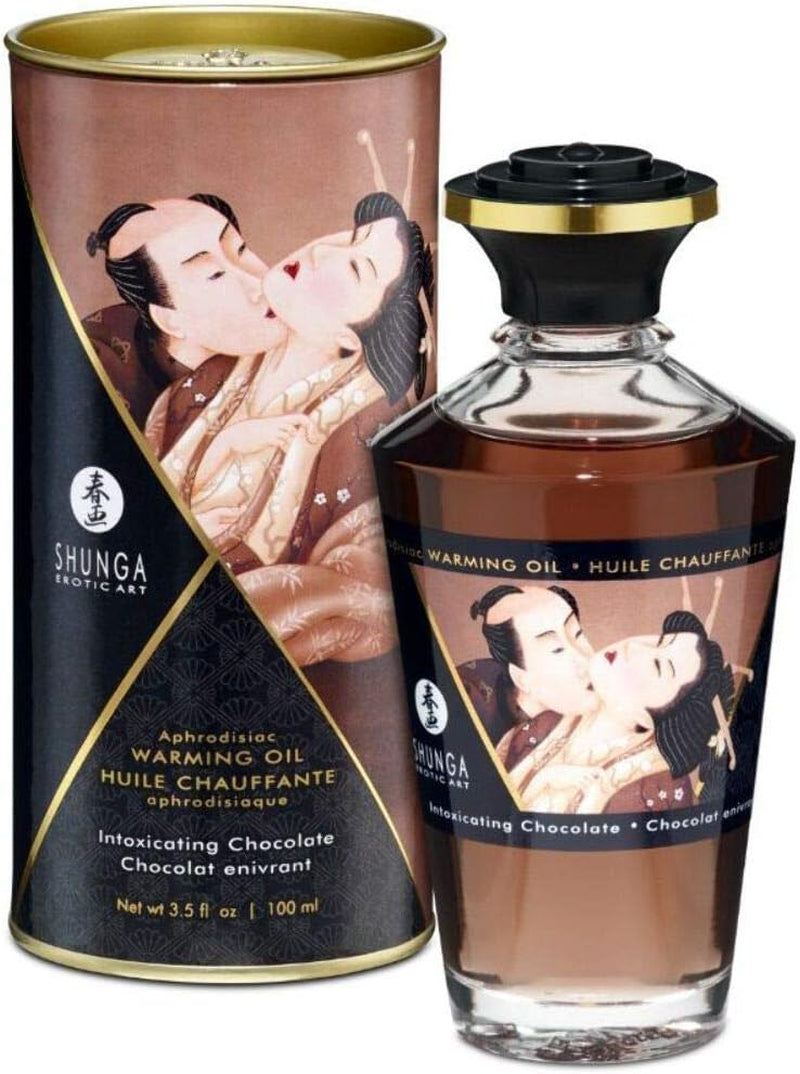 Ulei afrodisiac încălzitor Erotic Arts, maro închis, 100 ml