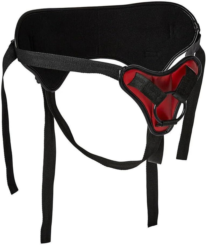 Inel O Safran Vegan pentru curea, negru și roșu SS48020, negru/roșu