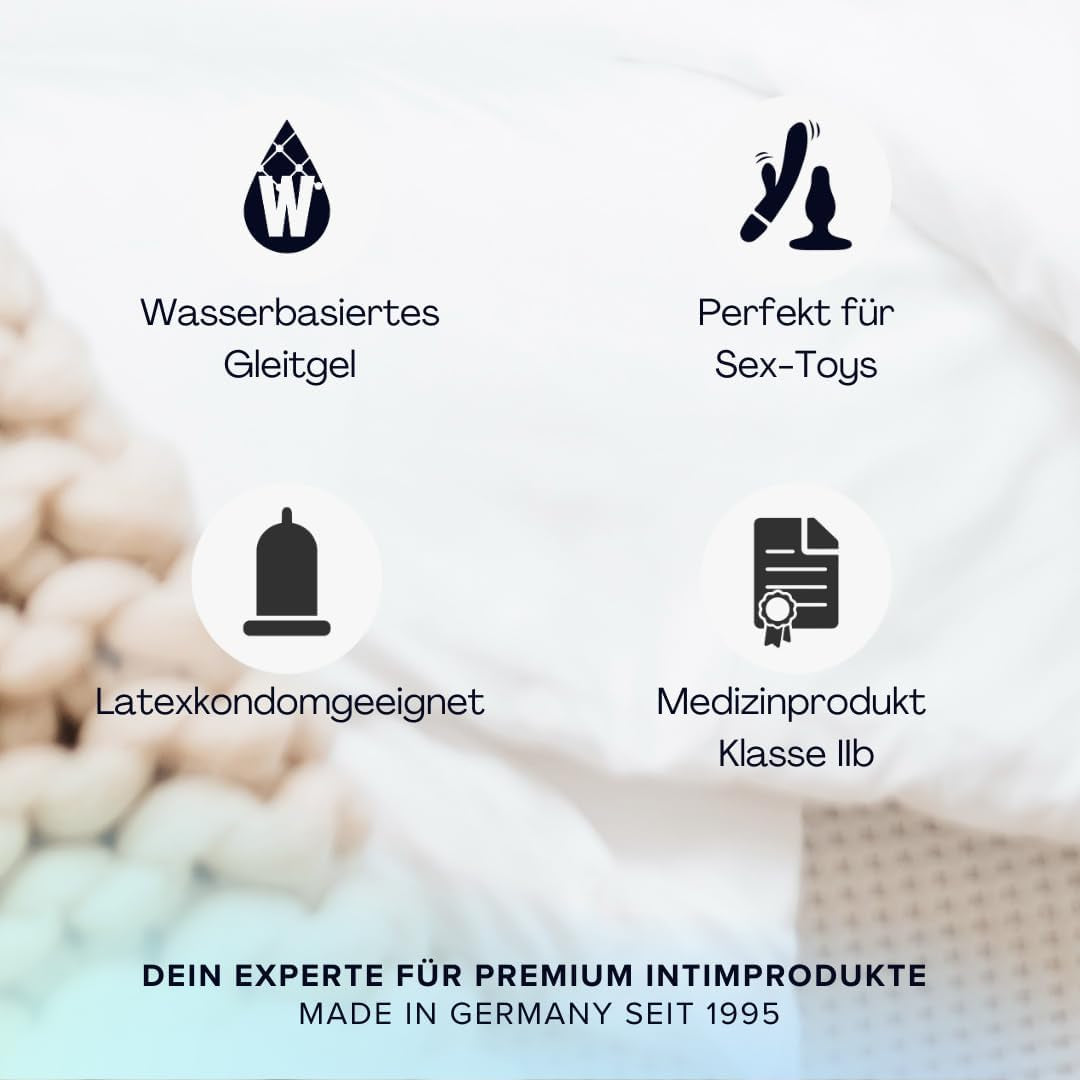 pjur WOMAN Aqua - Lubrifiant pe bază de apă - hidratează și îngrijește - pH optimizat - Delicat cu pielea (100 ml)