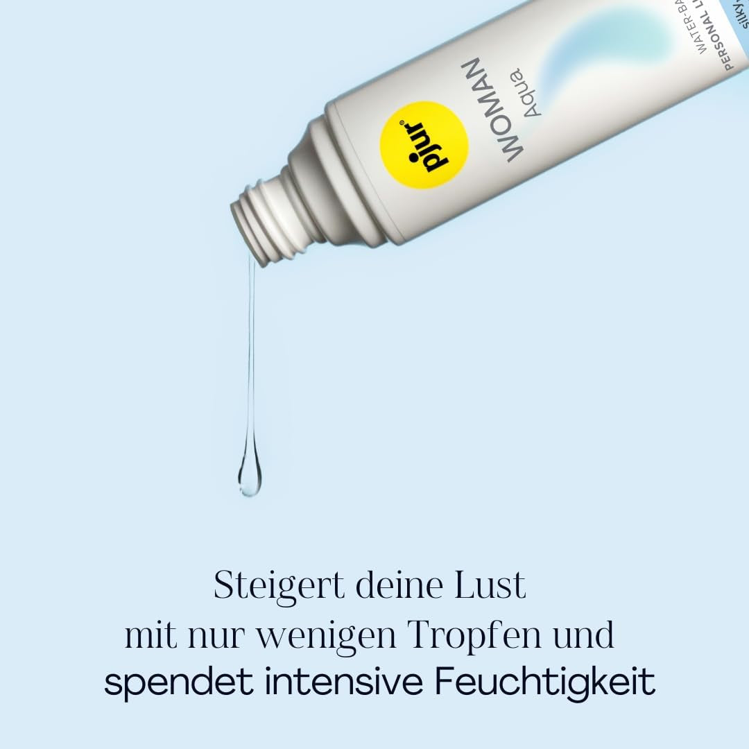 pjur WOMAN Aqua - Lubrifiant pe bază de apă - hidratează și îngrijește - pH optimizat - Delicat cu pielea (100 ml)