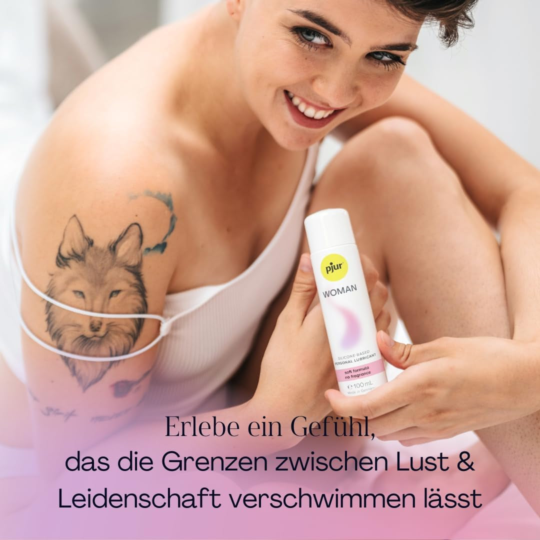 pjur WOMAN (30ml) - Lubrifiant pe bază de silicon pentru femei - pentru sex incitant și plăcere de lungă durată - ideal pentru pielea sensibilă