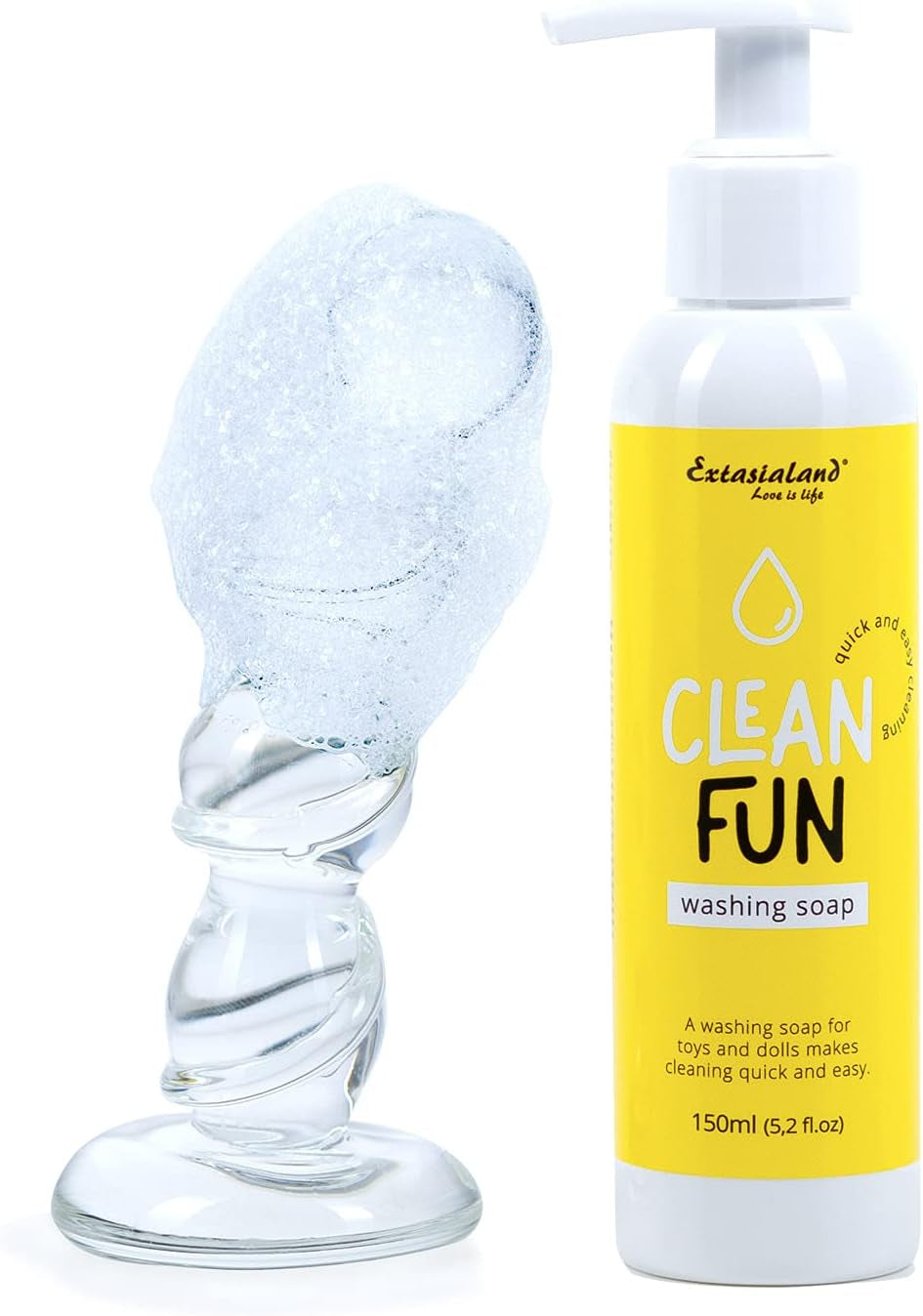 Săpun de curățare premium CleanFUN 150ml, soluție de curățare pentru vibratoare, păpuși de cauciuc, dildo-uri, jucării sexuale, soluție de curățare pentru jucării sexuale, săpun de curățare