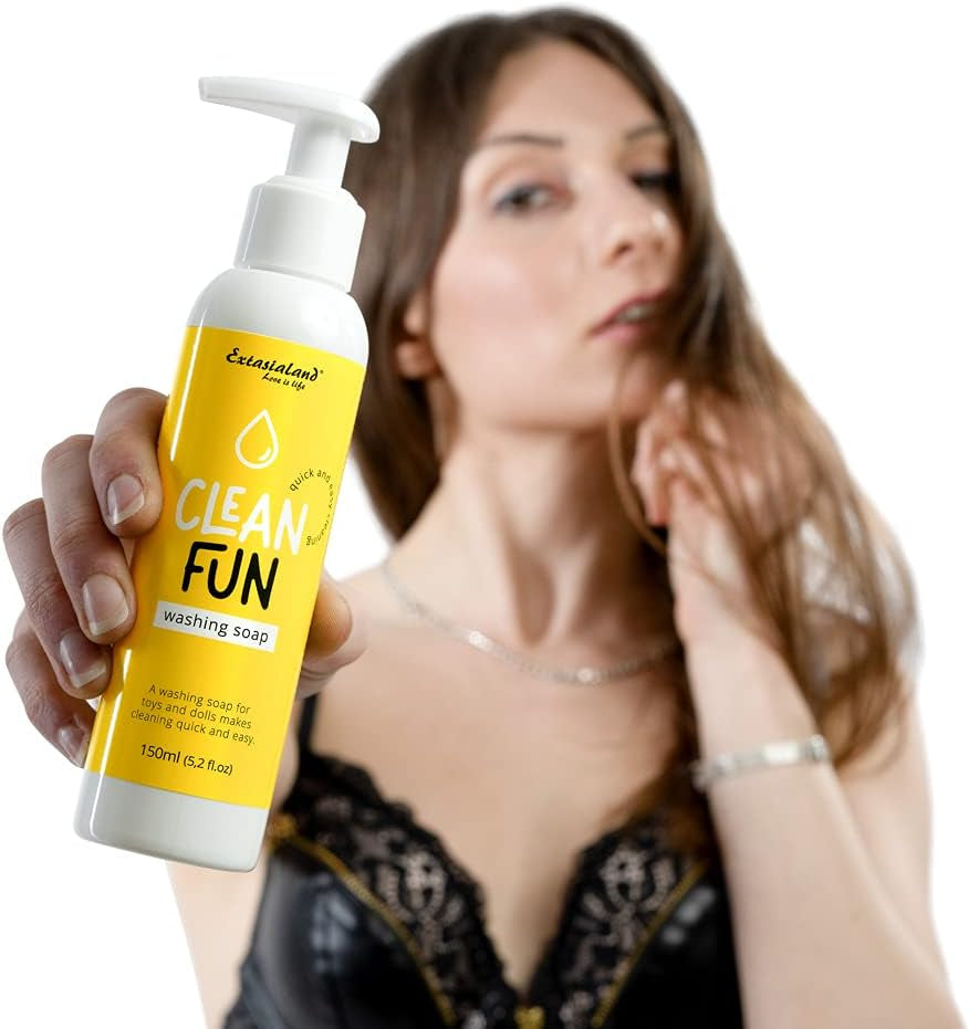 Săpun de curățare premium CleanFUN 150ml, soluție de curățare pentru vibratoare, păpuși de cauciuc, dildo-uri, jucării sexuale, soluție de curățare pentru jucării sexuale, săpun de curățare