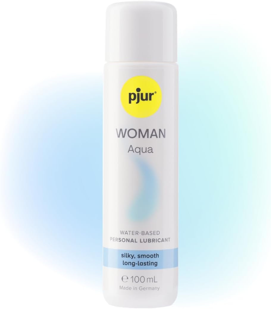 pjur WOMAN Aqua - Lubrifiant pe bază de apă - hidratează și îngrijește - pH optimizat - Delicat cu pielea (100 ml)