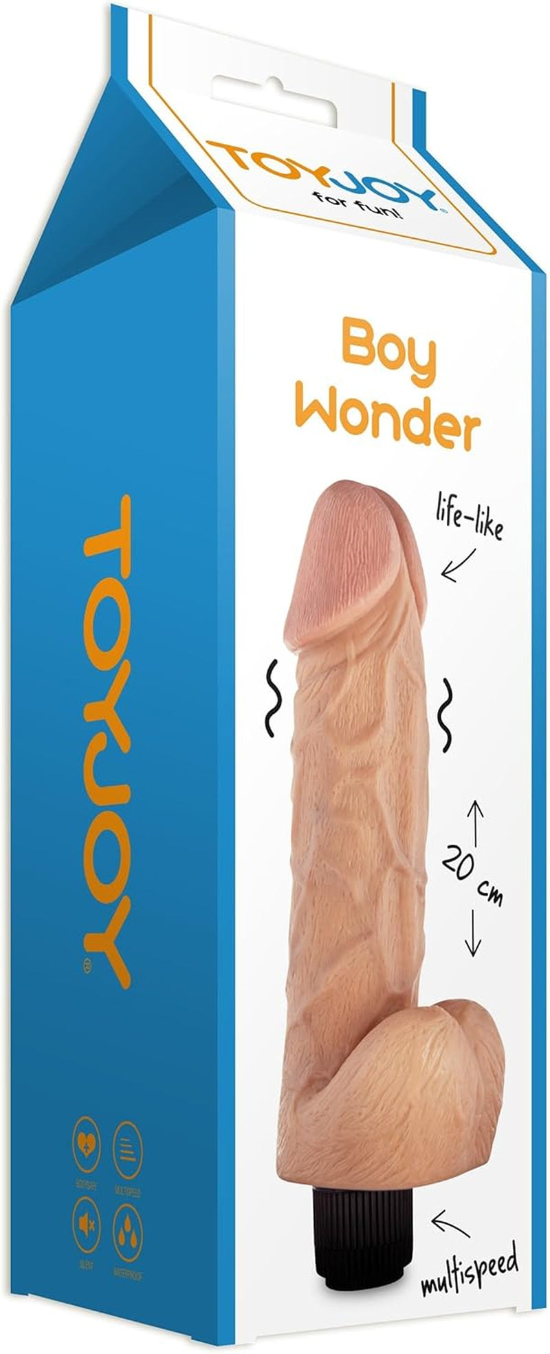 Classics Boy Wonder Vibrating Dong er Pack (x), Culoarea pielii