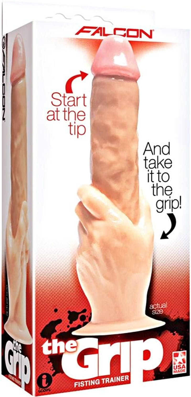 Branduri Falcon The Grip, Dildo cu penis în mână