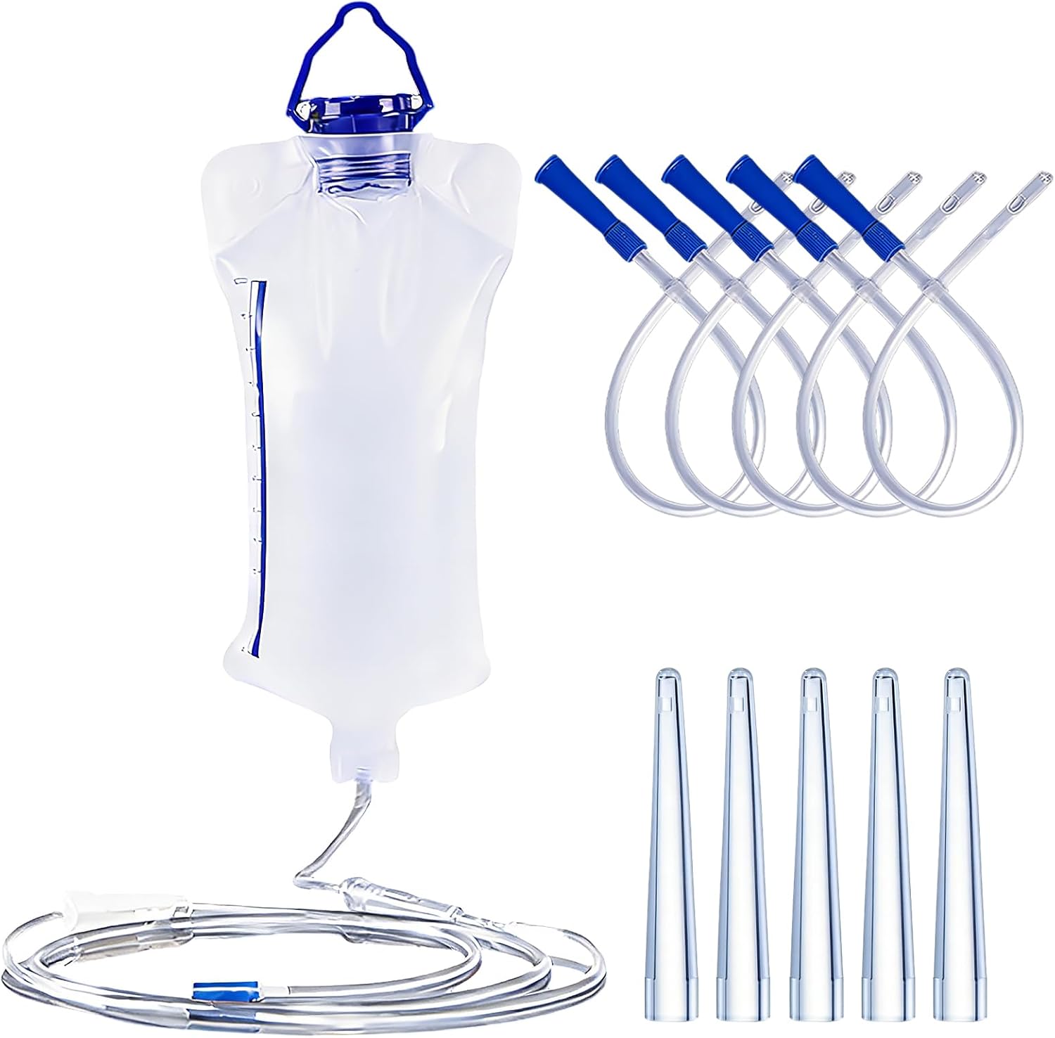 Clismă 1,2 l Reutilizabil cu Accesorii