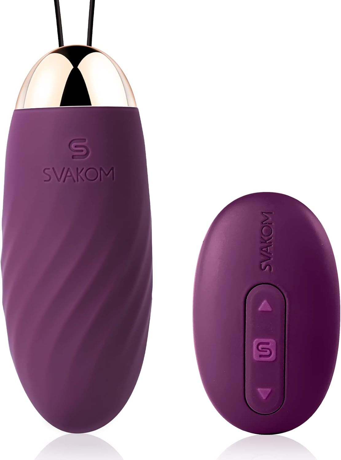 Ou vibrant deluxe cu telecomandă, seturi de vibratoare pentru femei, stimulare clitoridiană și a punctului G, jucării sexuale cu dildo vibrator anal cu 26 de moduri, jucării sexuale SVAKOM pentru femei și cupluri, jucării sexuale erotice
