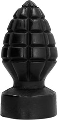 Dildo/Mărgele anale complet negre - Lungime 14 cm - Negru