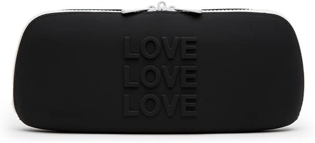 Geantă medie cu fermoar Love Storage - Husă vibratoare pentru adulți, neagră, 1 buc.