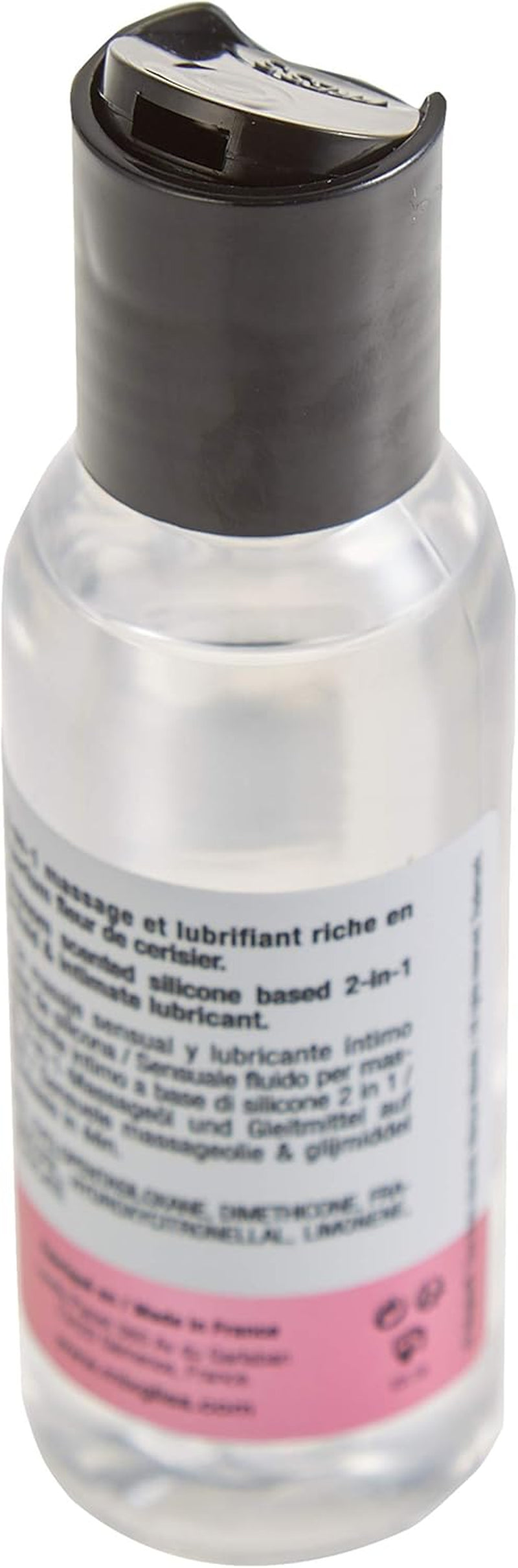 PRETTY, Ulei de masaj și lubrifiant premium 2 în 1 pe bază de silicon, floare de cireș, 50 ml