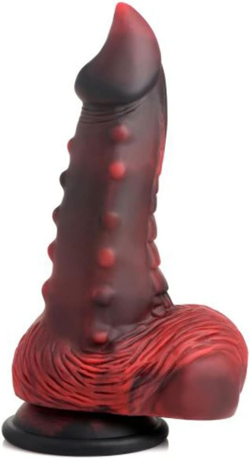 Creature Cock – Dildo-ul Lava Demon, fabricat din silicon gros cu umflături