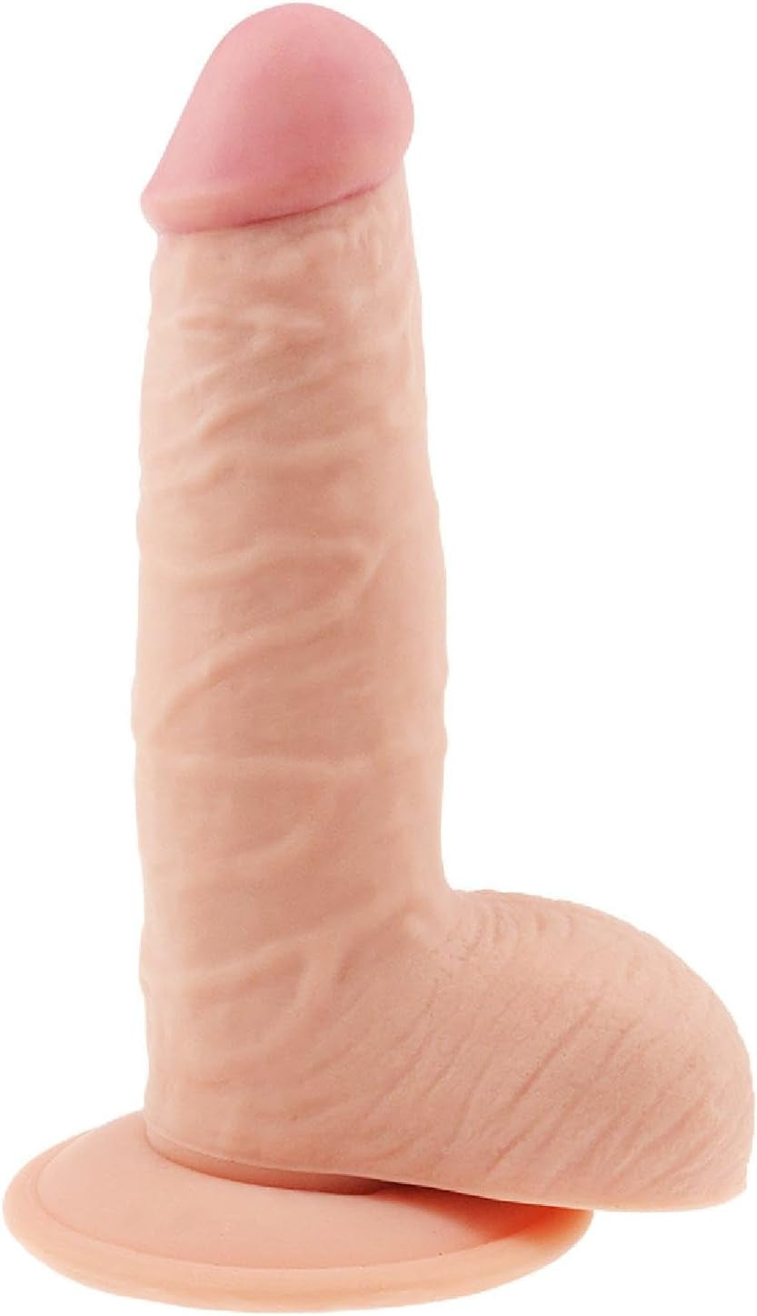 Dildo realist Lovetoy The Ultra Soft Dude, culoare nud, 7.5 (Ø 4.5x19 cm)