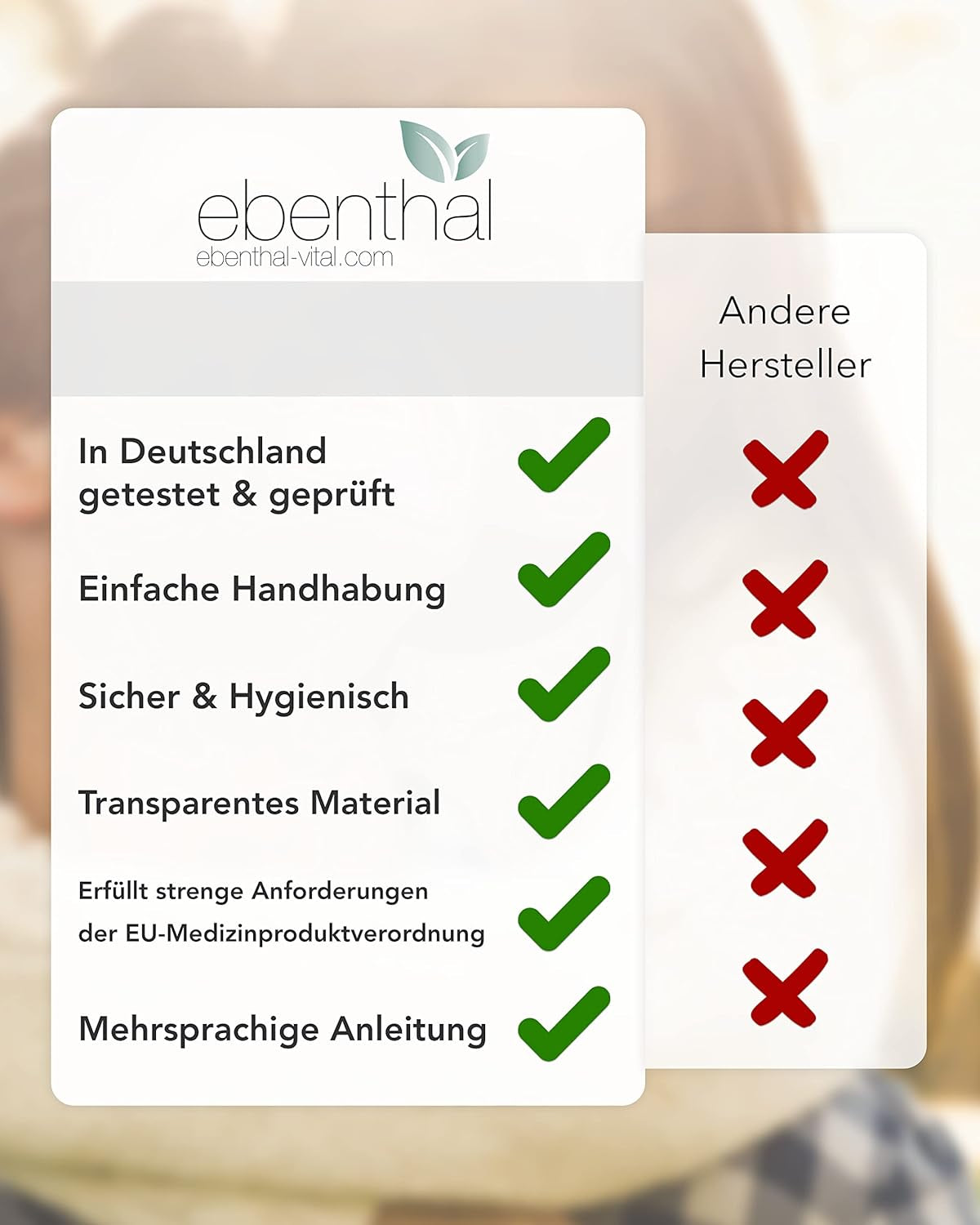 Clismă igienică EBENTHAL-VITAL inclusiv instrucțiuni - curățarea colonului fără BPA - clismă pentru irigarea colonului - set de curățare a colonului de înaltă calitate 225 ml