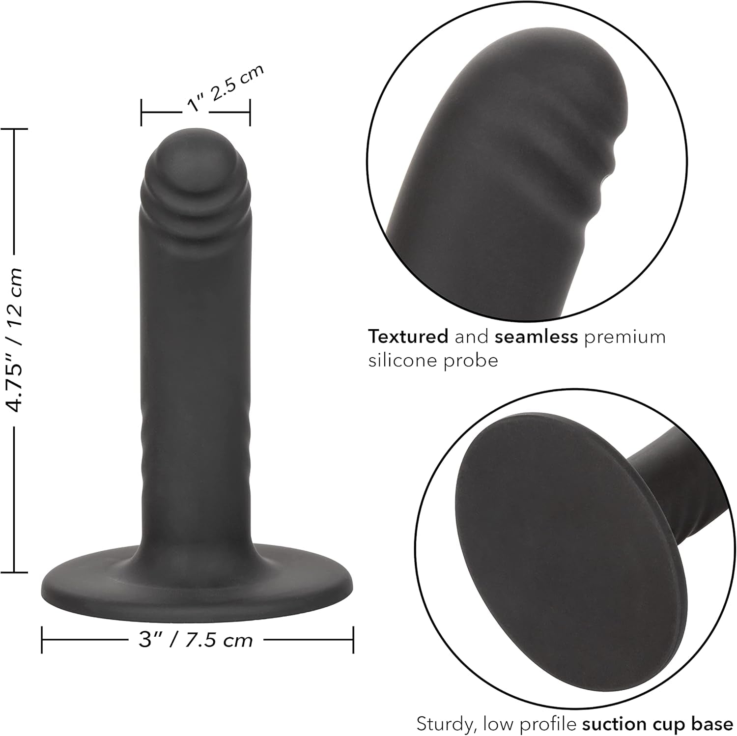 Dildo-uri clasice-14232 Dildo-uri clasice negre, mărime universală