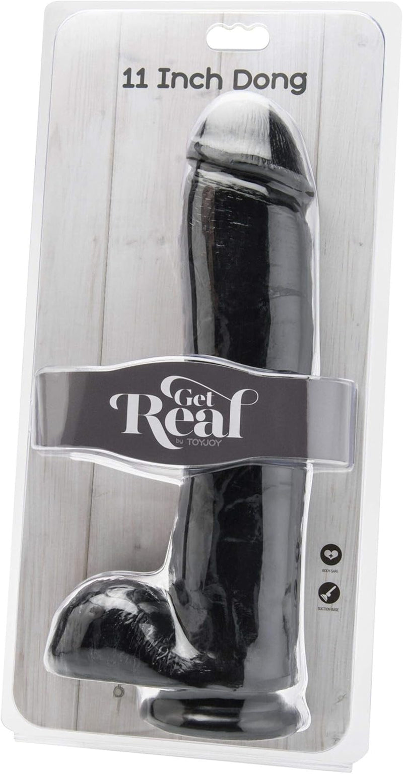 Set de dildo real de 28 cm cu testicule (x)