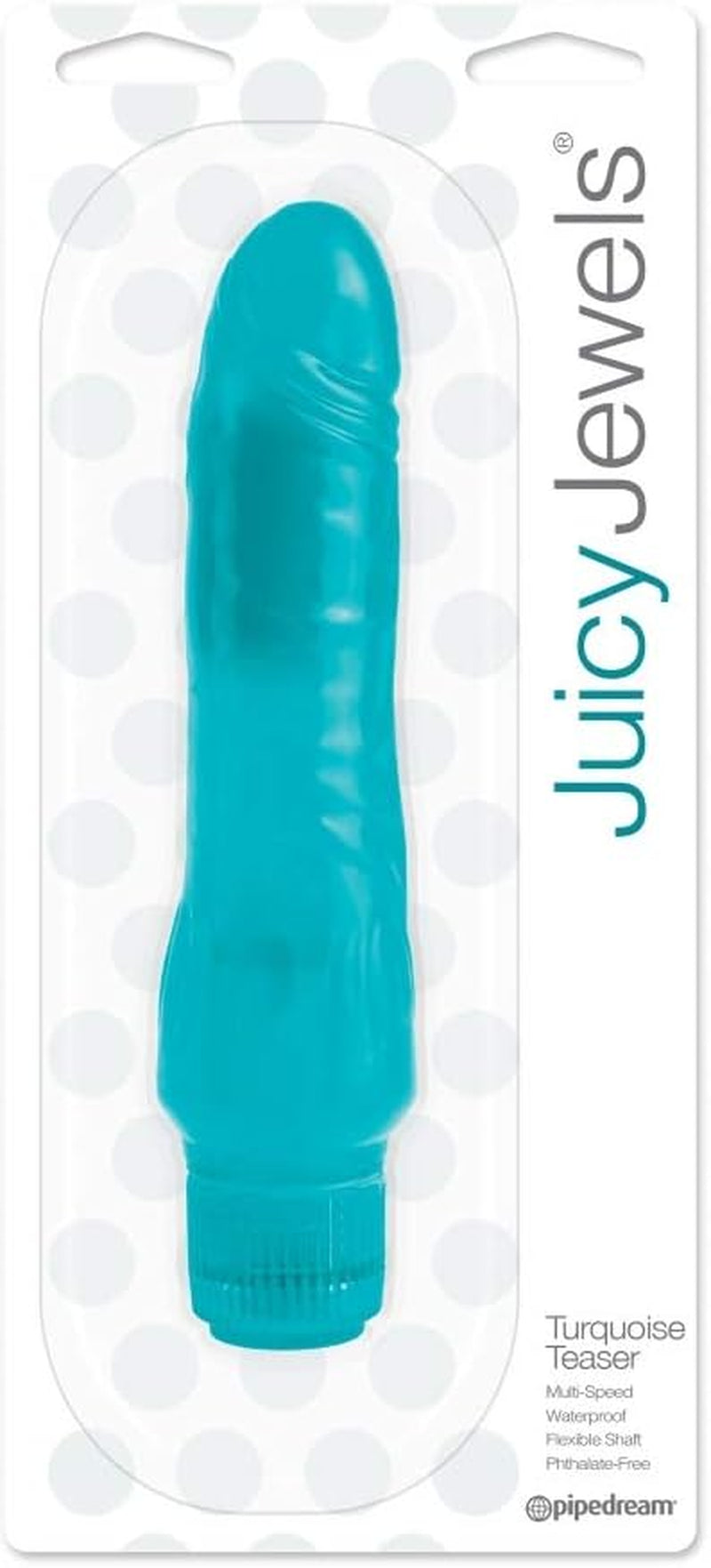 VIBRATOR JUICY TEASER JEWELS TURQUESA