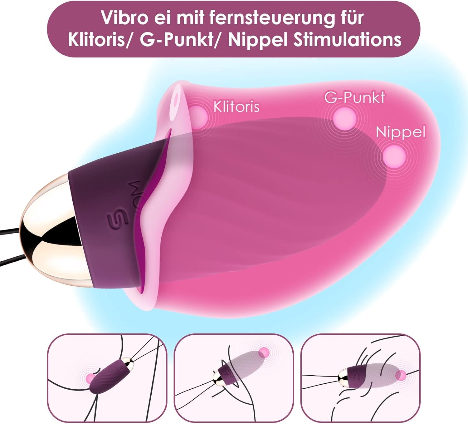 Ou vibrant deluxe cu telecomandă, seturi de vibratoare pentru femei, stimulare clitoridiană și a punctului G, jucării sexuale cu dildo vibrator anal cu 26 de moduri, jucării sexuale SVAKOM pentru femei și cupluri, jucării sexuale erotice