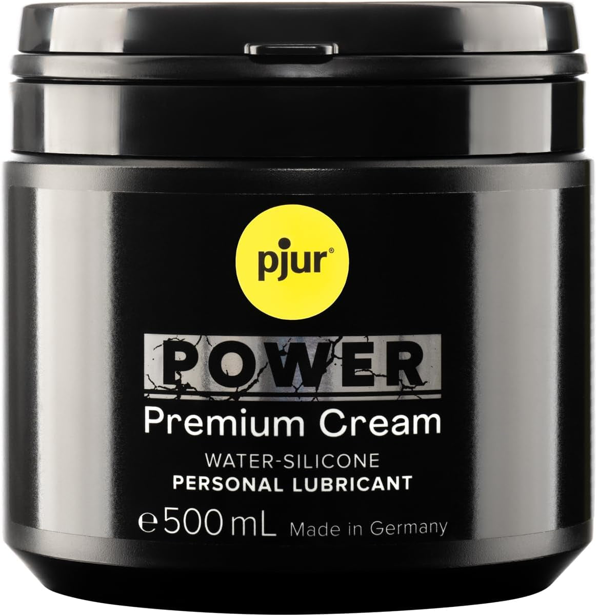 pjur POWER - Lubrifiant pentru fisting cu o formulă cremoasă pentru sex extra intens - potrivit și pentru jucării mari și dildo-uri (500ml)