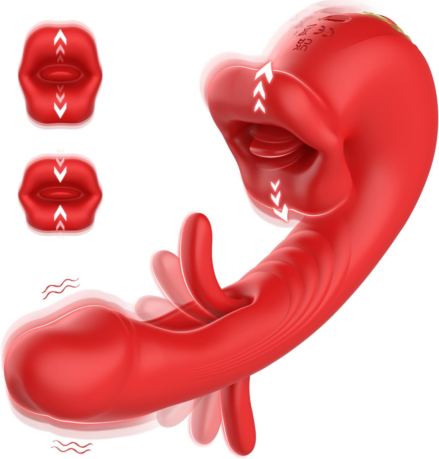 Vibrații pentru femei, vibrator dildo, jucărie sexuală pentru femei cu 10 moduri de linge-limba, 10 moduri de vibrație, 10 moduri de penetrare, seturi de vibratoare pentru femei și cupluri, vibratoare pentru punctul G, stimulator clitoridian