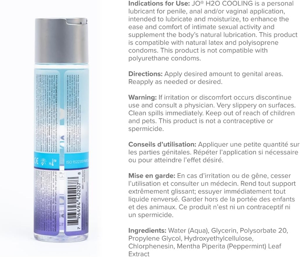 Gel răcoritor System Glide H2O pe bază de apă, 135 ml