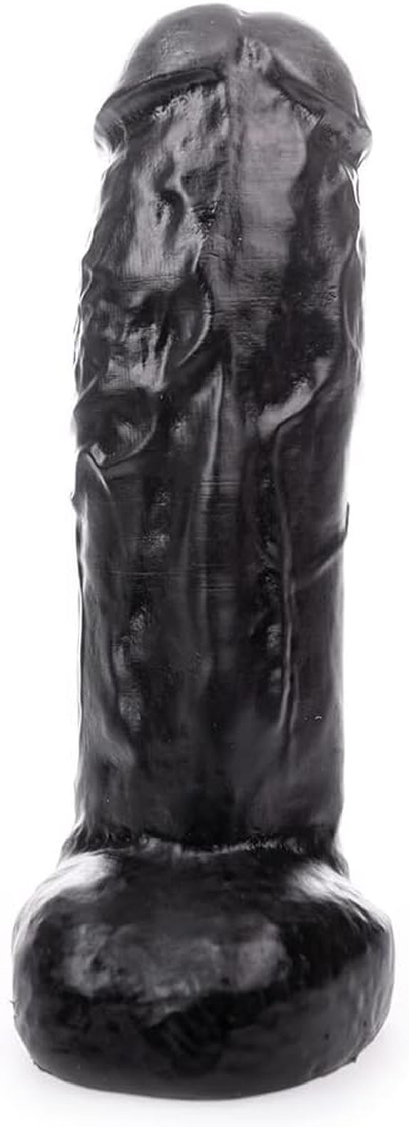 Dildo „Zac L” 25.5x7.0cm, cu ventuză, (Negru)