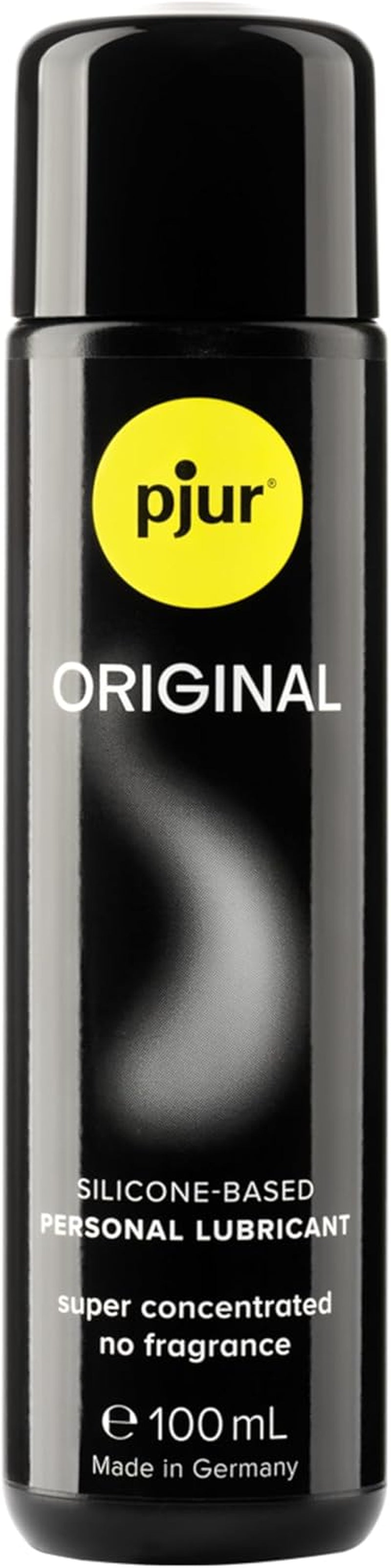 pjur ORIGINAL (100ml) - Lubrifiant siliconic premium - lubrifiere de lungă durată, fără aderență - foarte economic și potrivit pentru prezervative