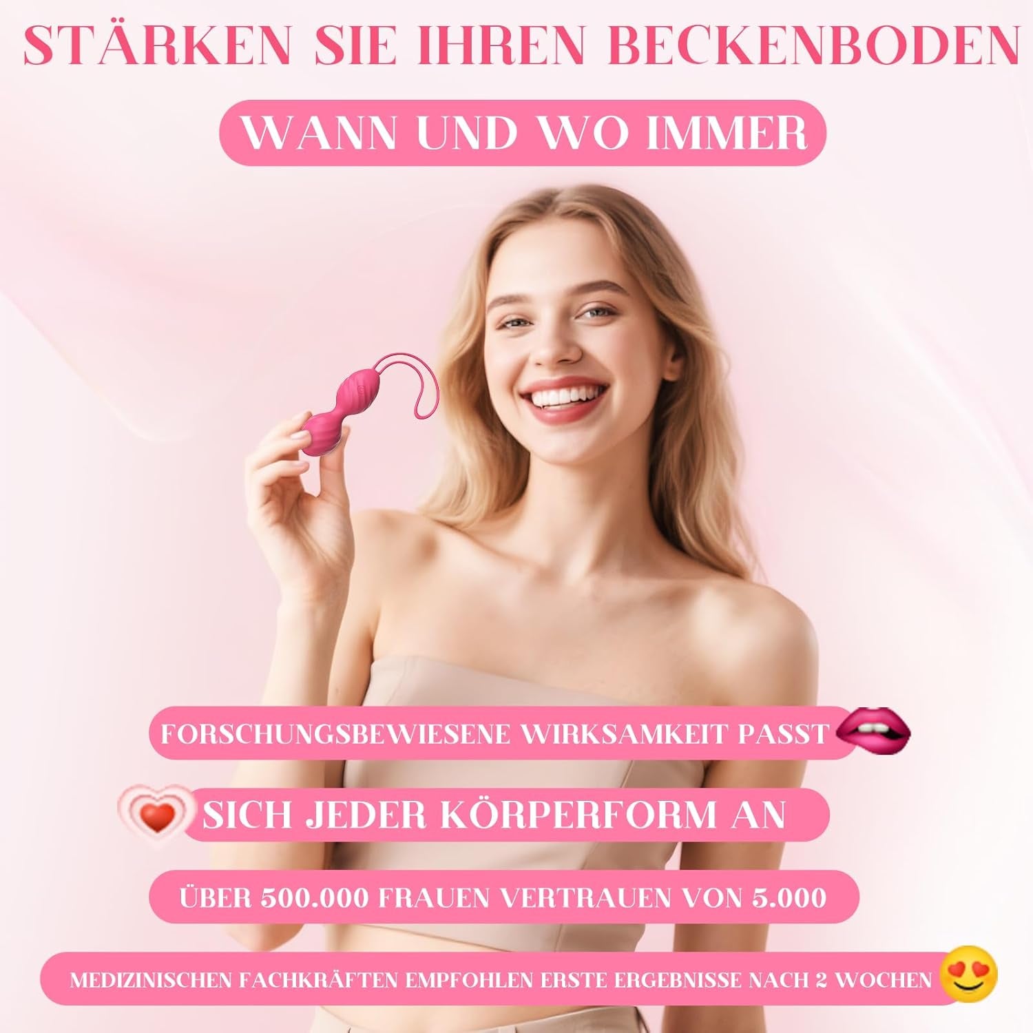 Seturi de vibratoare pentru femei, vibratoare impermeabile tip glont, bile Kegel pentru strângere: strângere vaginală, stimulare a punctului G și a clitorisului, jucării sexuale cu telecomandă wireless