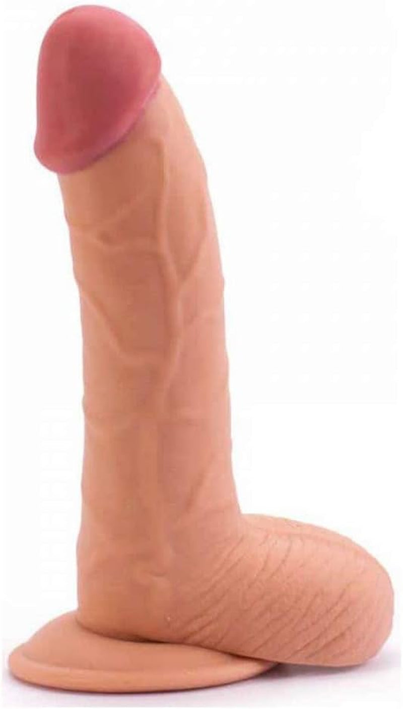 Dildo realist Lovetoy The Ultra Soft Dude, culoare nud, 8.8 (Ø 4.7x22.5 cm)