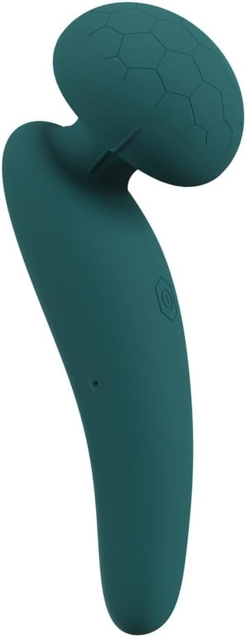 „Vibrator tip baghetă” – baghetă flexibilă pentru masaj complet al corpului, pentru femei și bărbați, cu 10 moduri de vibrație și cap de masaj texturat, de culoare verde