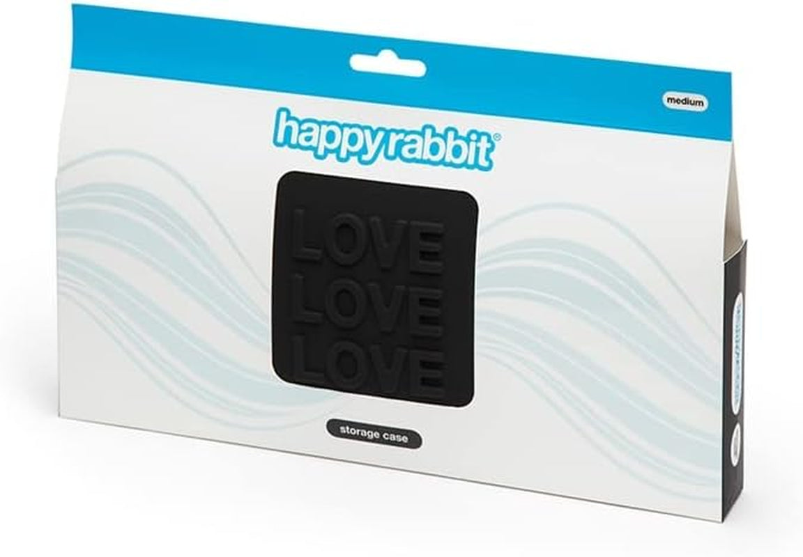 Geantă medie cu fermoar Love Storage - Husă vibratoare pentru adulți, neagră, 1 buc.