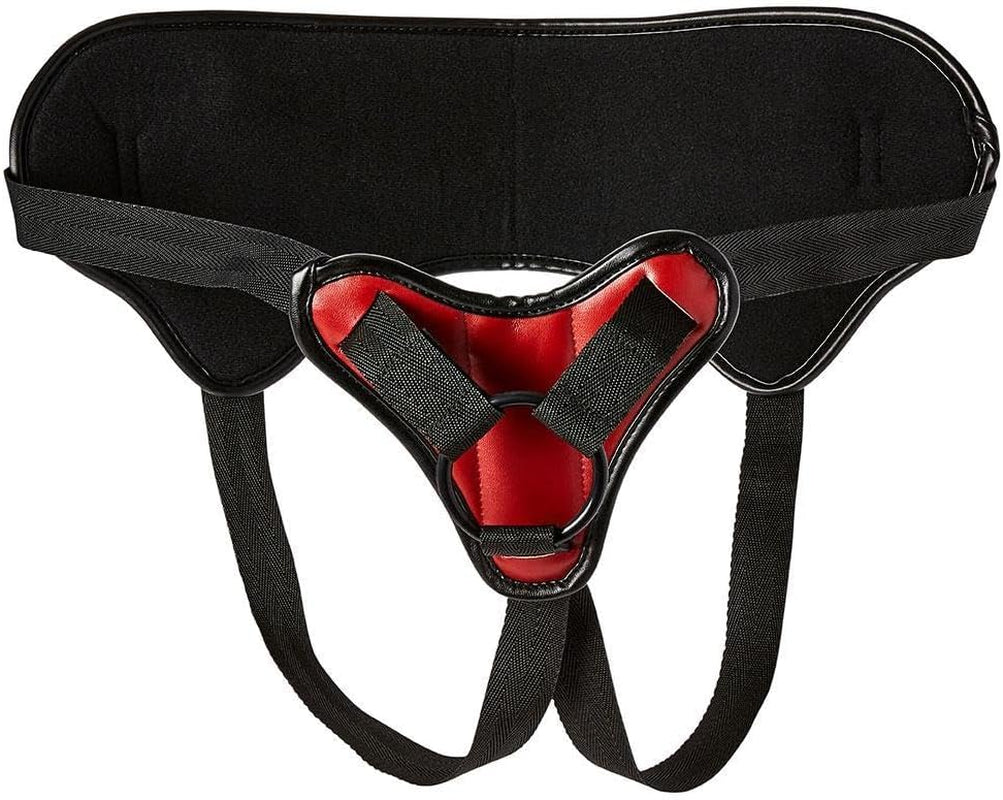 Inel O Safran Vegan pentru curea, negru și roșu SS48020, negru/roșu