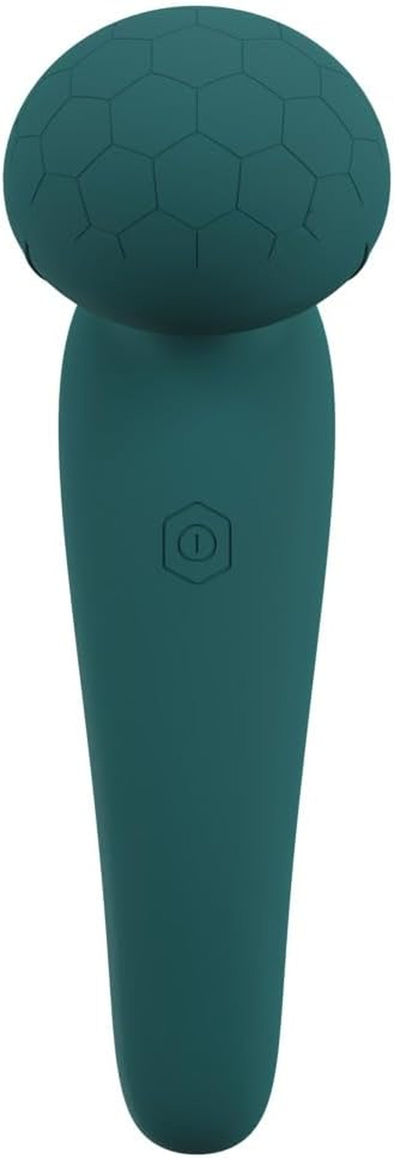 „Vibrator tip baghetă” – baghetă flexibilă pentru masaj complet al corpului, pentru femei și bărbați, cu 10 moduri de vibrație și cap de masaj texturat, de culoare verde