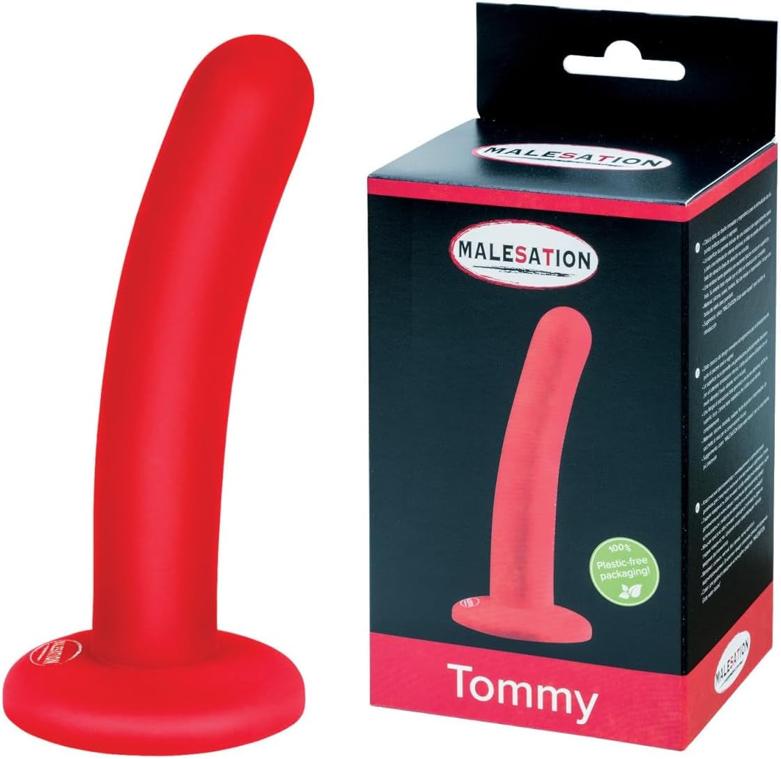 Dildo Tommy roșu, pachet de 1