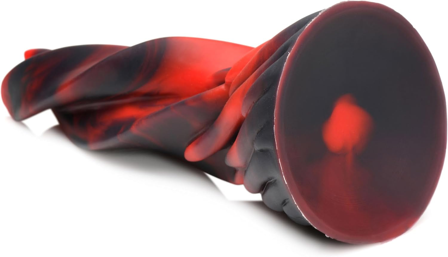 Dildo-uri din silicon XR Brands-AH159 Dildo-uri din silicon roșii 18,8 cm