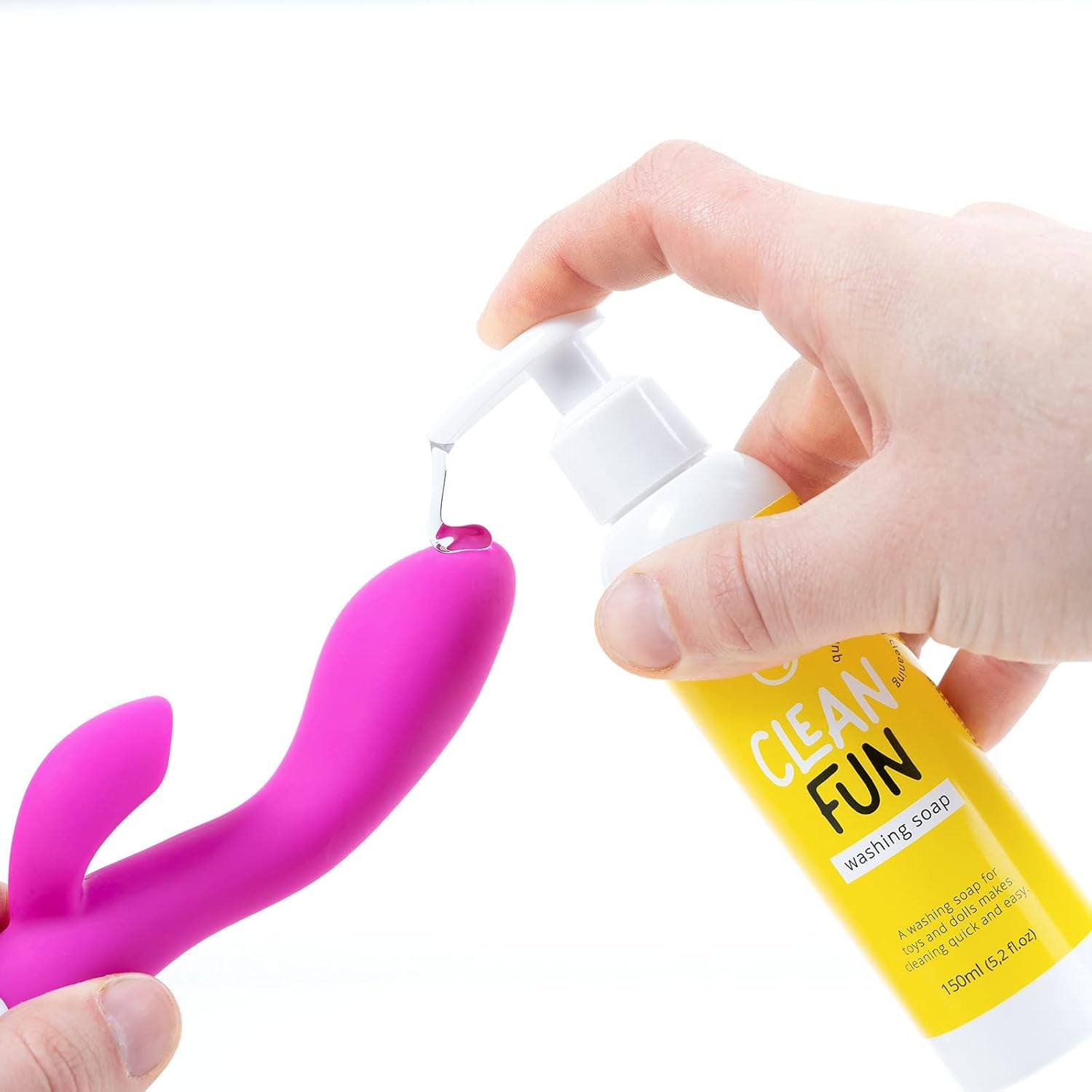 Săpun de curățare premium CleanFUN 150ml, soluție de curățare pentru vibratoare, păpuși de cauciuc, dildo-uri, jucării sexuale, soluție de curățare pentru jucării sexuale, săpun de curățare