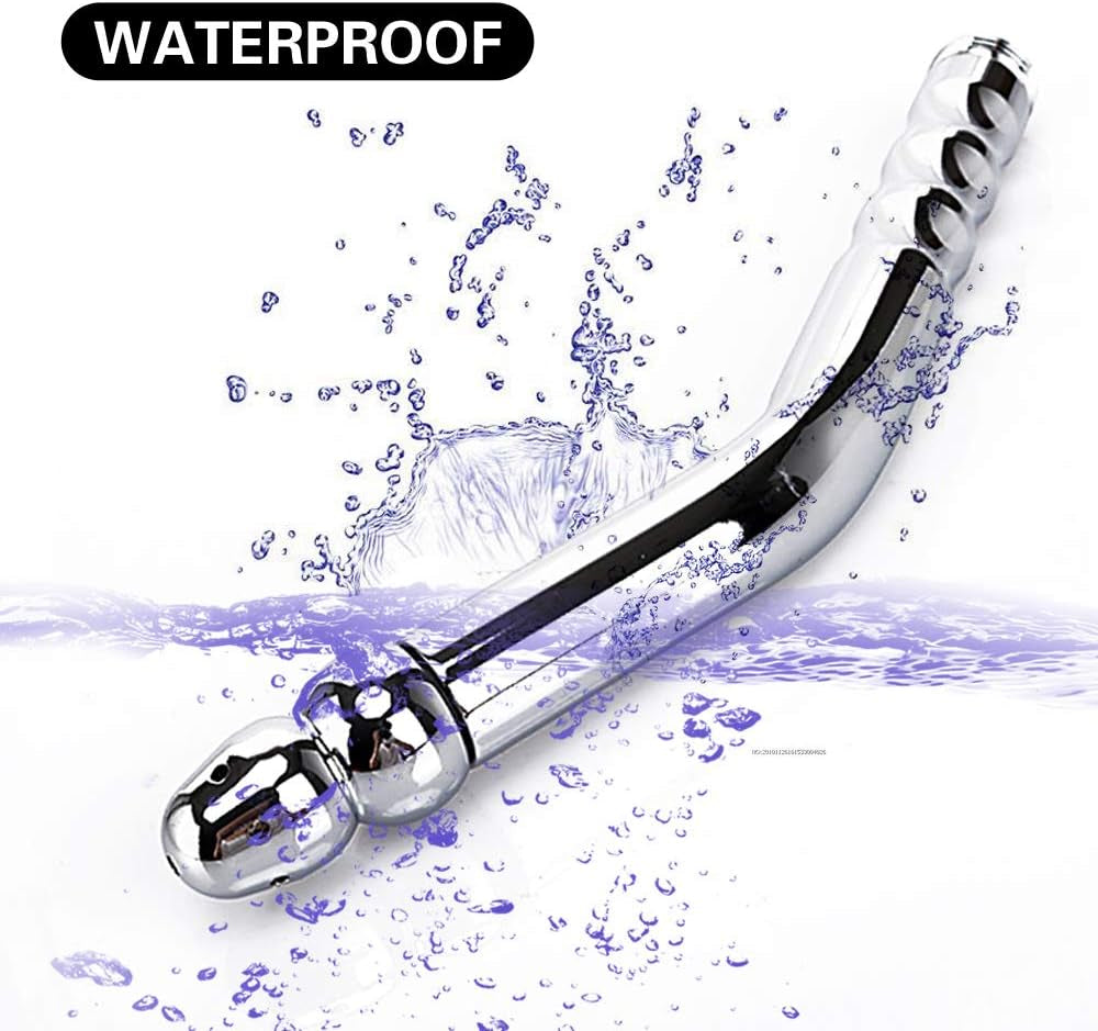 Cap de duș din aluminiu pentru curățarea colonului cu 7 orificii (3 capete și o eprubetă)